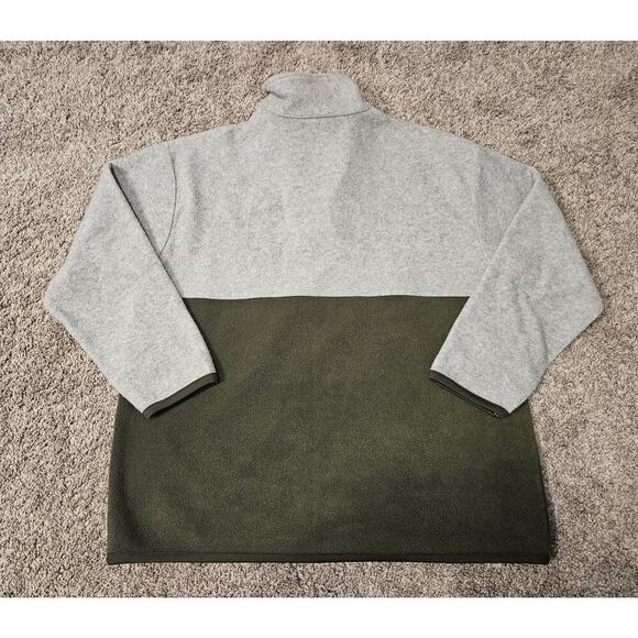 Vintage Mickey Mouse Disney Fleece Pullover 1/4 Zip Pocket Mens Large Embroidery - Picture 7 of 7